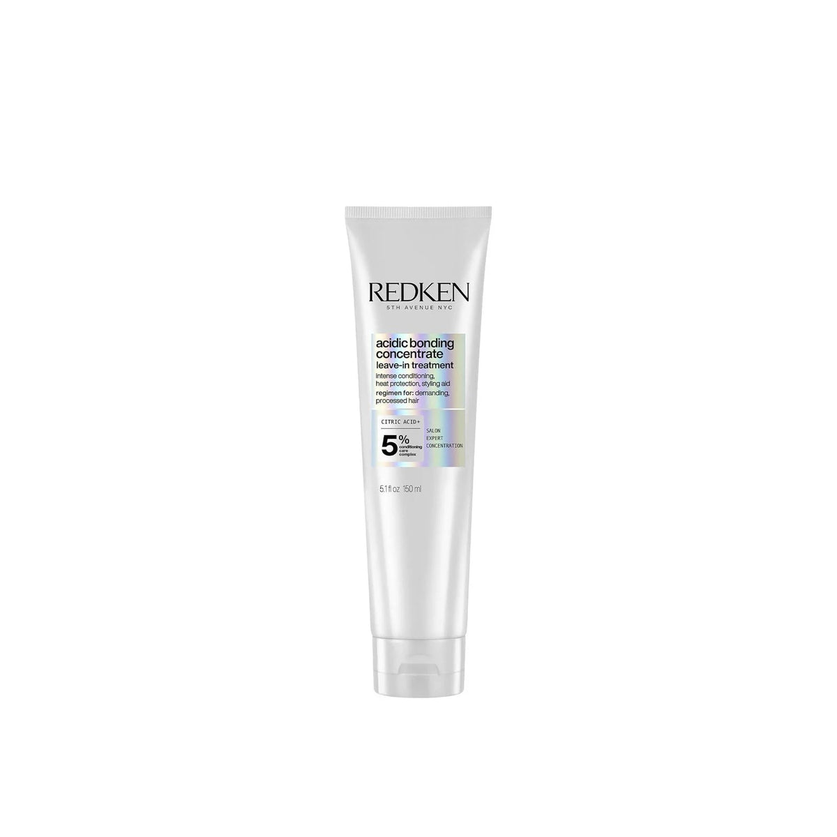 Redken hair care product tube on a white background