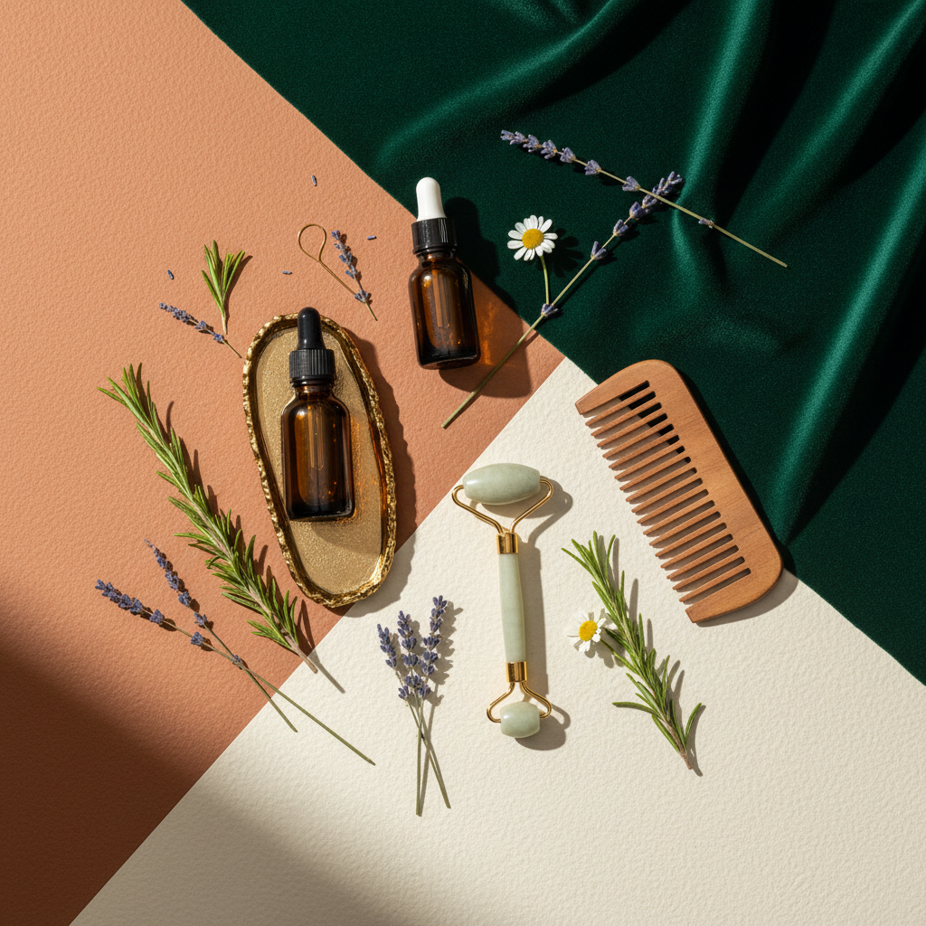 Scalp Health Bundle Flat Lay