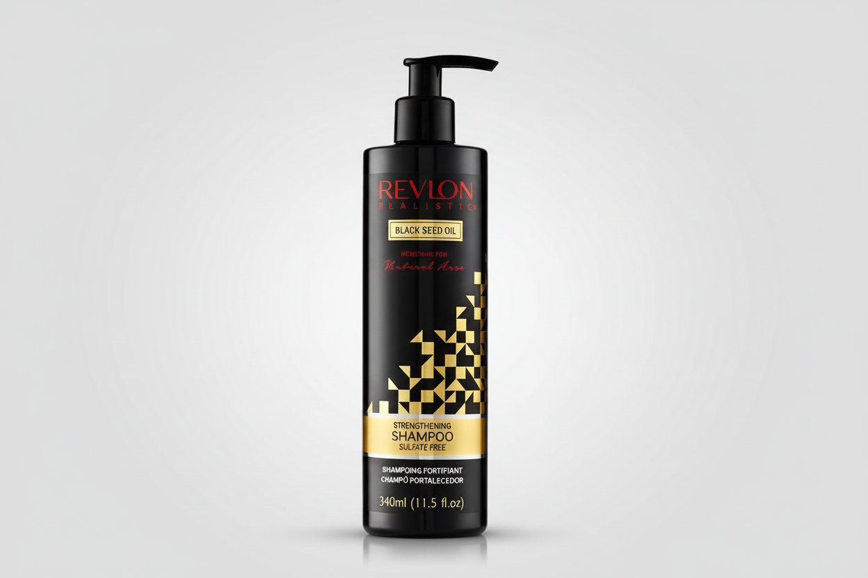 Revlon Realistic Black Seed Oil Shampooing Fortifiant Sans Sulfate 340 ml
