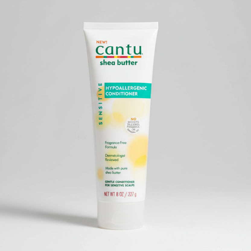New Cantu Shea Butter Sensitive Hypoallergenic Conditioner 227ml