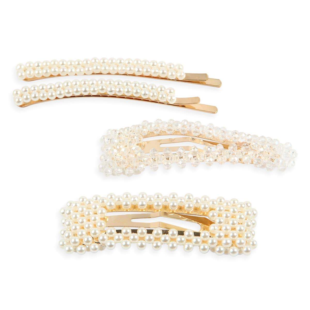Pearl And Crystal Hairpins | Hair Accessories.