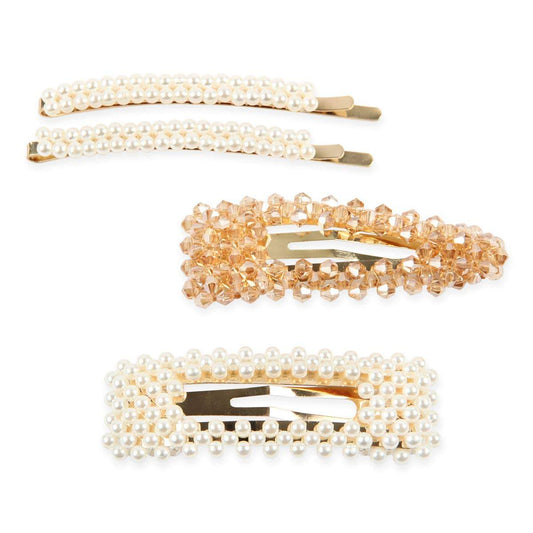 Pearl And Crystal Hairpins | Hair Accessories.