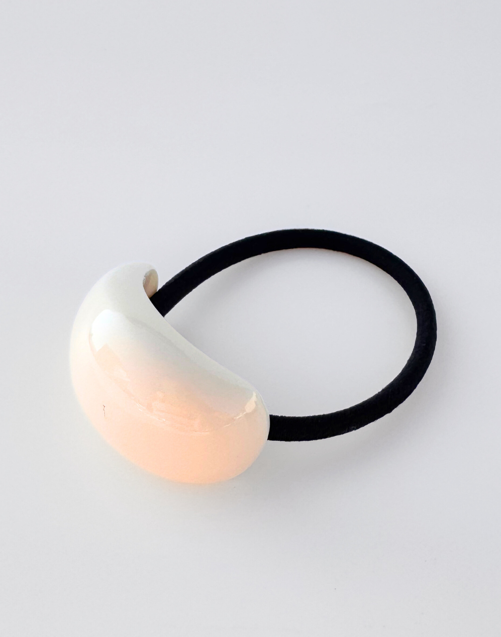 Accent Ties / White / Hair Tie