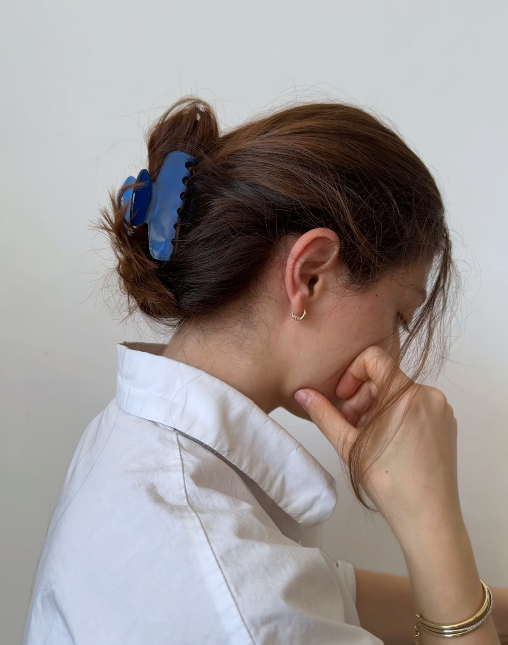 Refined Hold / Chocolate / Hair Clip