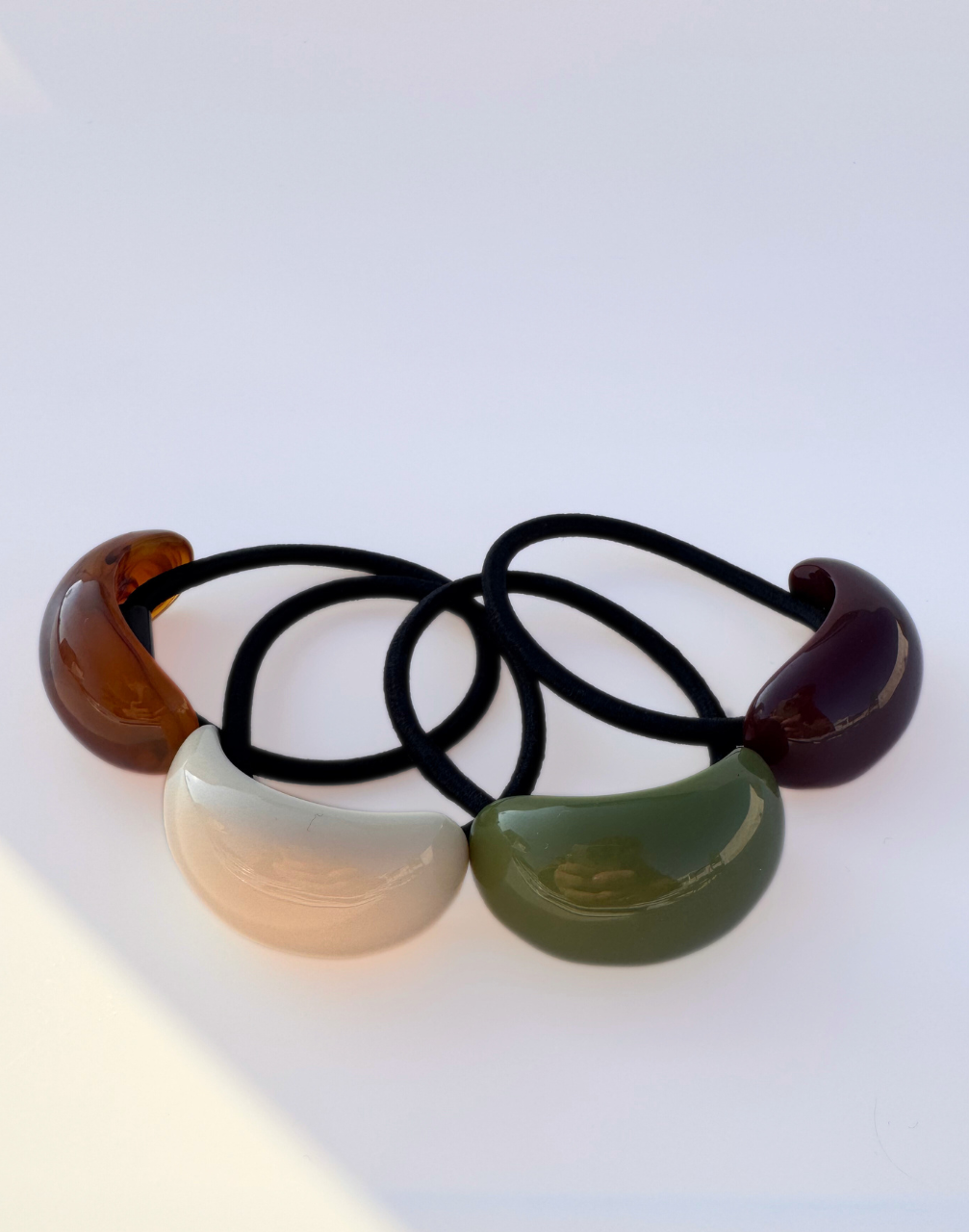 Accent Ties / Caramel / Hair Tie