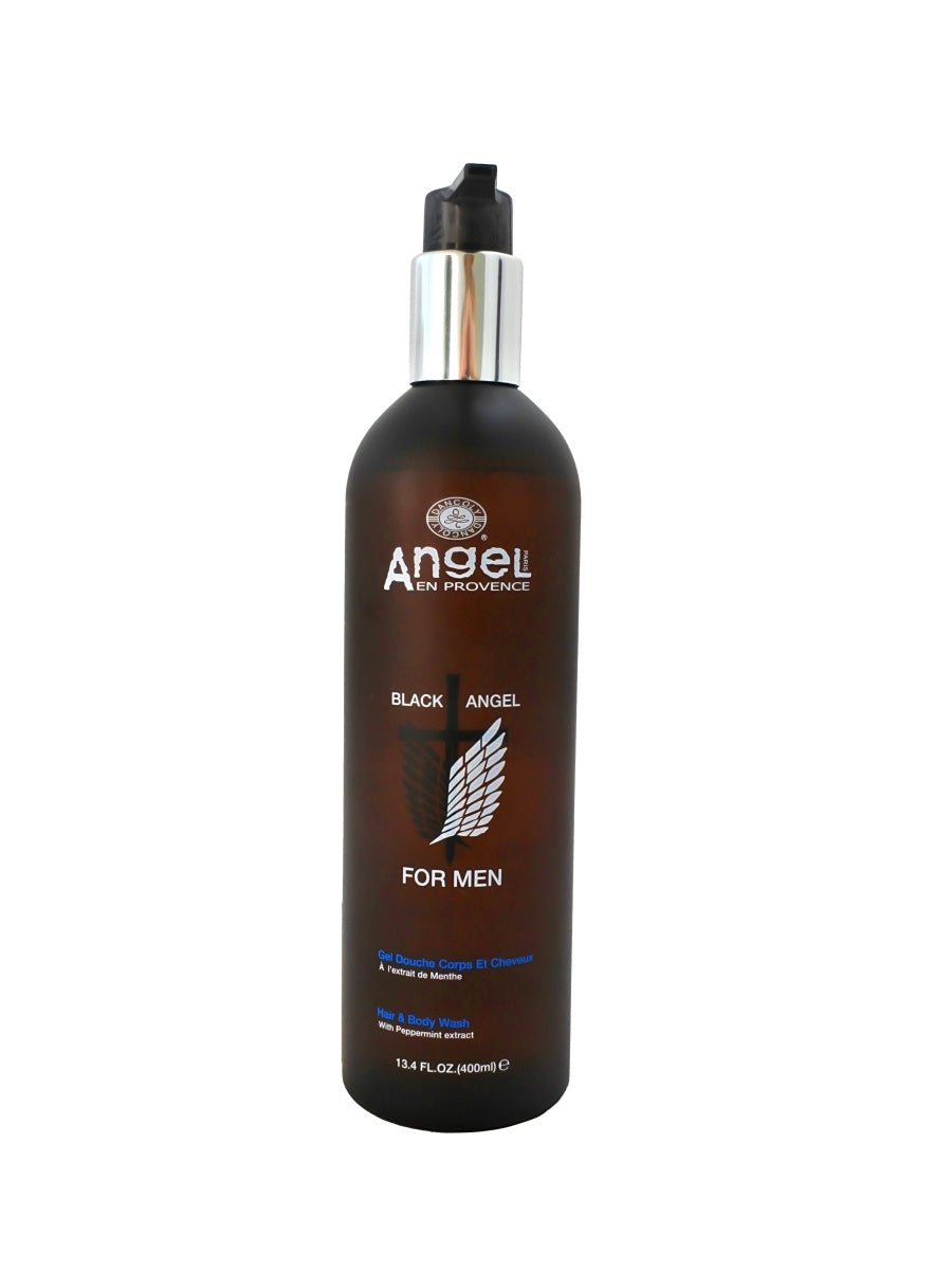 Angel Paris En Provence Black Angel Men  Hair & Body Wash 400ml.
