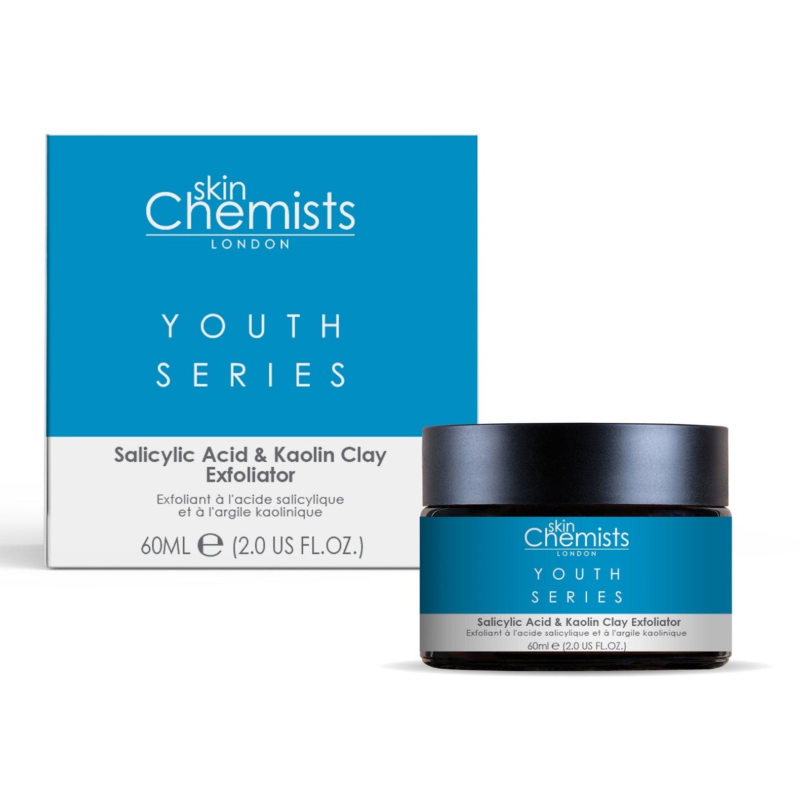 Skin Chemists London Youth Series skincare product with packaging on a white background