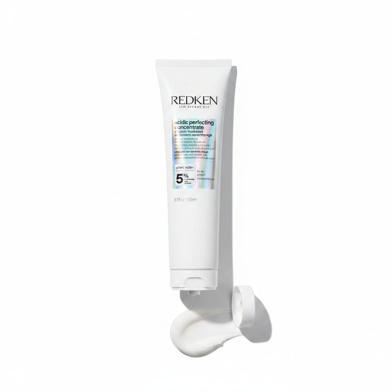 Redken Acidic Bonding Concentrate Leave-In Treatment for damaged hair repair and heat protection, professional pH balancing formula.