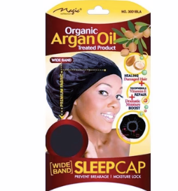 Organic Satin Wide Band Bonnet - Menopausal hair loss kit