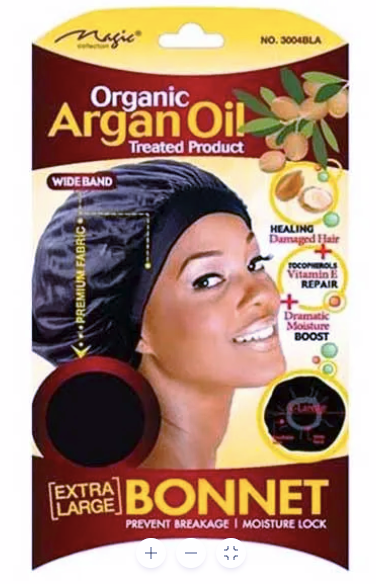 Magic Collection Organic Argan Oil Treated Product Extra Wide Bonnet