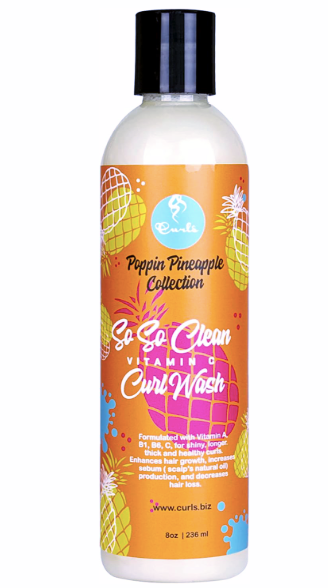 Curls Poppin Pineapple So So Clean Vitamin C Curl Wash 236 ml.