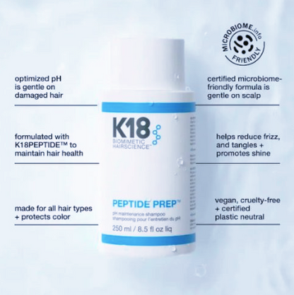 K18 Peptide Prep Maintenance Shampoo 250ml