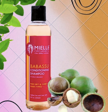Mielle Babassu Conditioning Sulfate-Free Shampoo 240ml.