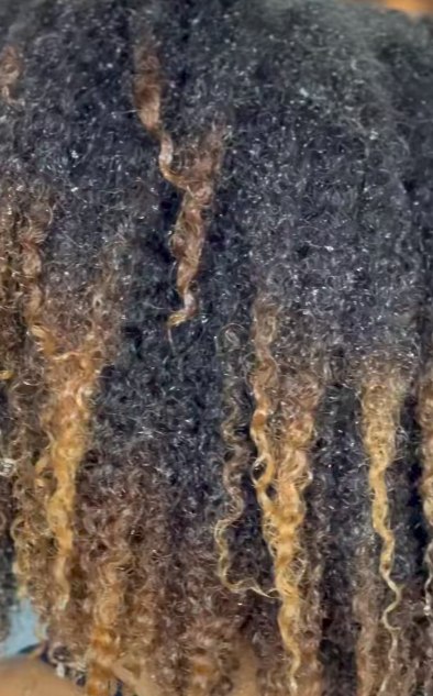 Close-up of textured black and brown surface