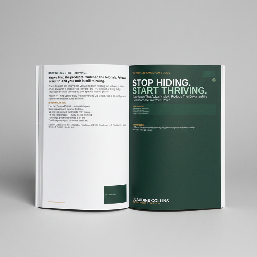 Stop Hiding. Start Thriving. — The Complete Camouflage Guide front cover by Claudine Collins