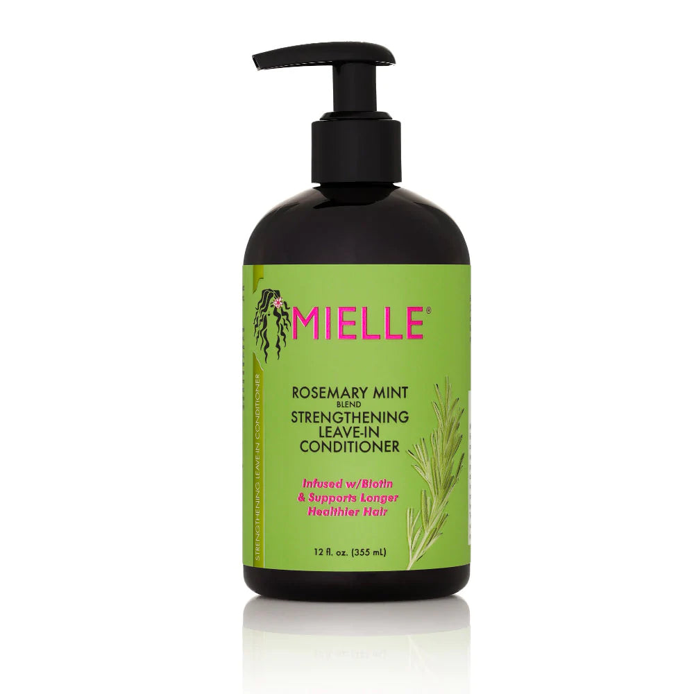 Mielle Rosemary Mint Leave-In Conditioner - Regrowth Essentials - Thinning Hair & Hair loss Prevention Bundle