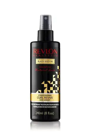 Revlon Realistic Black Seed Oil Strengthening Curl Revive Non-Greasy 240ml REVLON REALISTIC