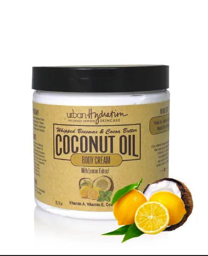 Urban Hydration - Lemon Extract Whipped Coconut Oil Body Cream 450ml