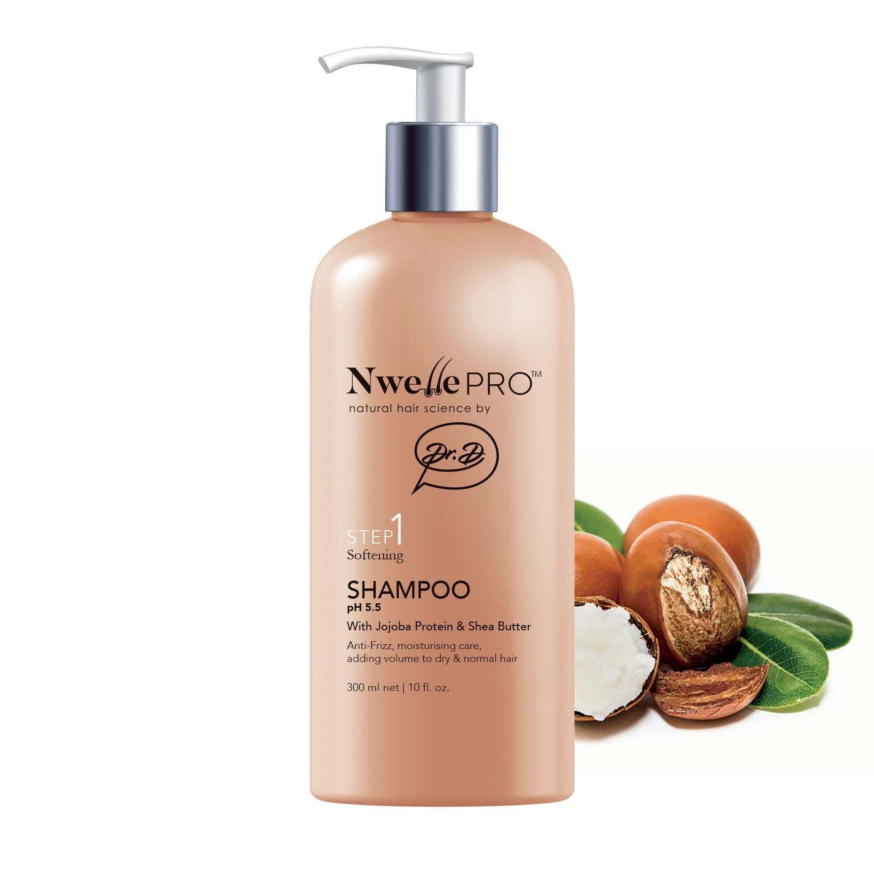 Nwelle Softening Shampoo Anti-Frizz, daily moisturising - Naturesnaturalhair.com