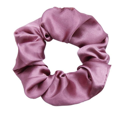 Vegan Satin Scrunchies Assorted Colours NATURESNATURALHAIR.COM